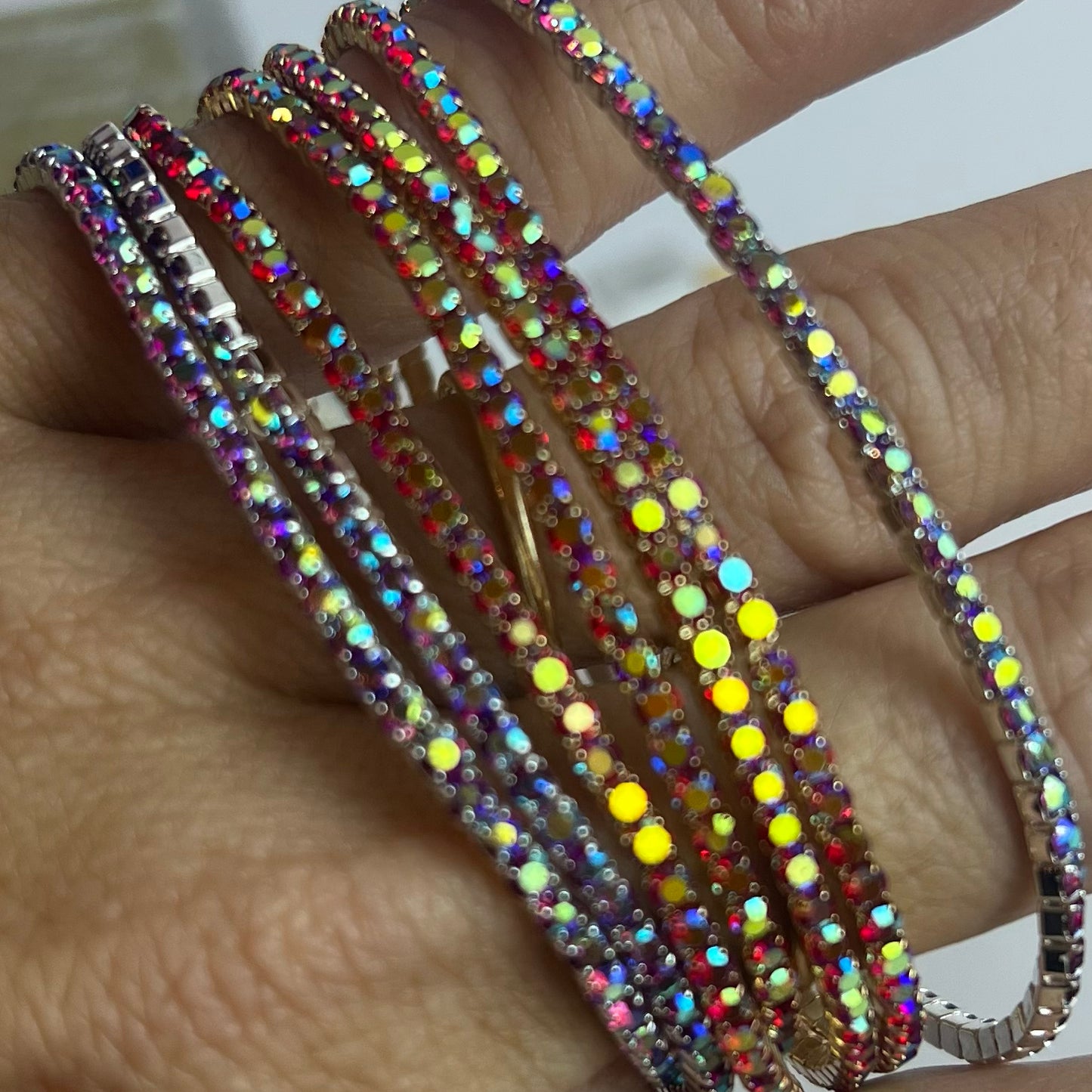 NEW Intention Charms with Rhinestone Bracelet