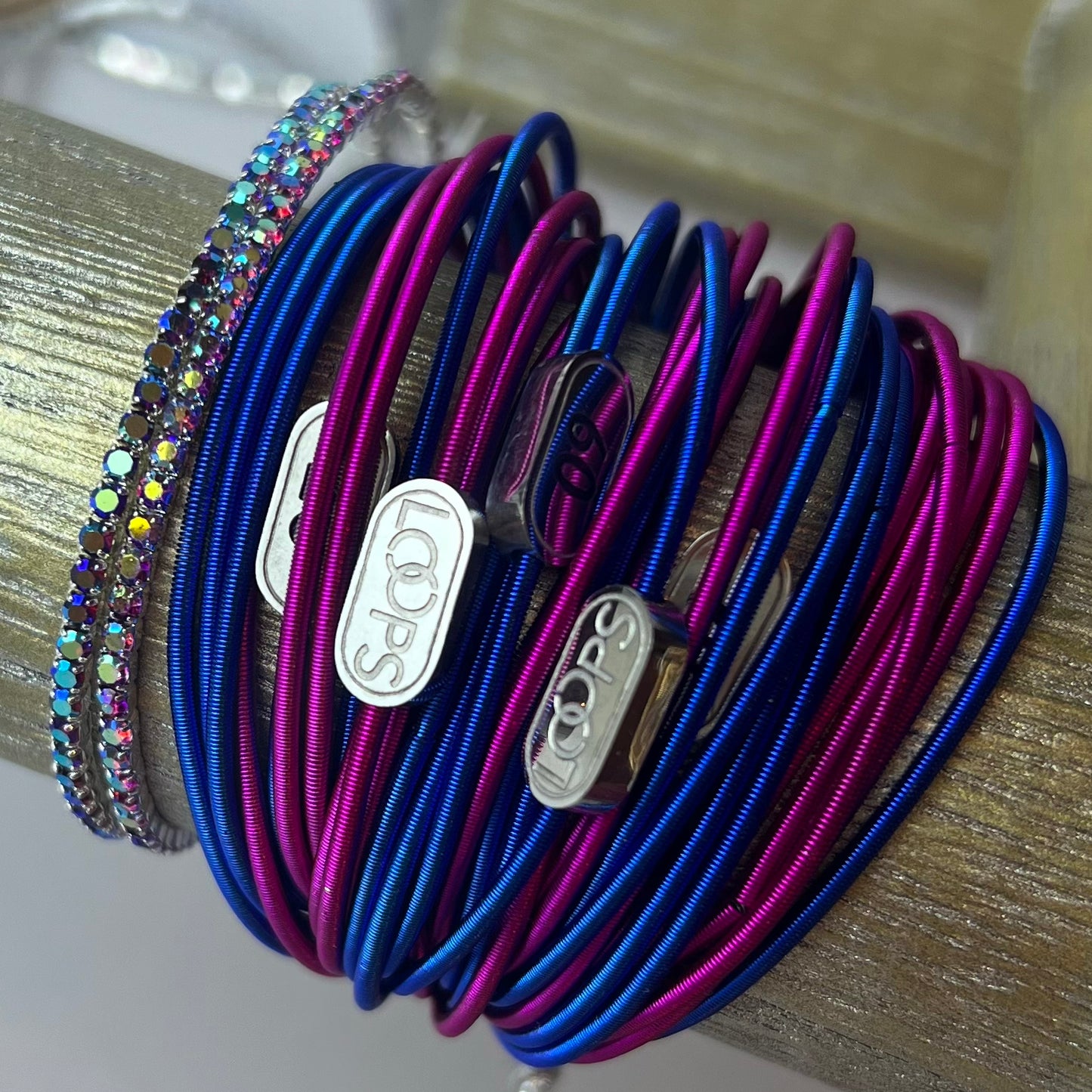 NEW Intention Charms with Rhinestone Bracelet